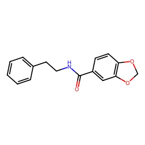 N-(2-苯乙基)-1,3-苯并二氧戊环-5-甲酰胺 structure