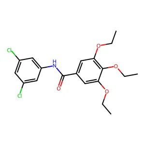N-(3,5-dichlorophenyl)-3,4,5-triethoxybenzamide structure