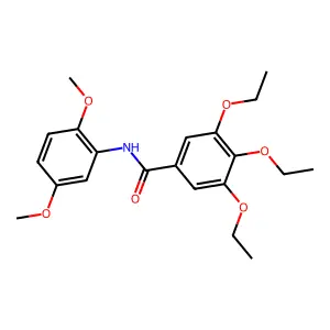 N-(2,5-dimethoxyphenyl)-3,4,5-triethoxybenzamide structure