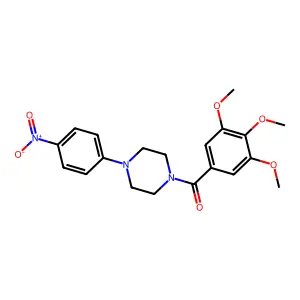 1-(4-Nitrophenyl)-4-(3,4,5-trimethoxybenzoyl)piperazine structure