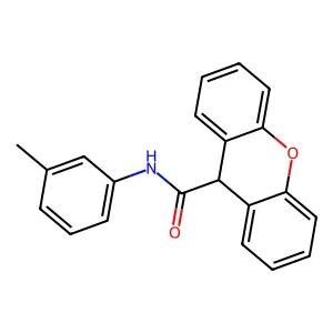 N-(3-甲基苯基)-9H-吨-9-甲酰胺 structure
