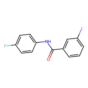 N-(4-fluorophenyl)-3-iodobenzamide structure