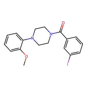 (3-Iodo-phenyl)-[4-(2-methoxy-phenyl)-piperazin-1-yl]-methanone structure