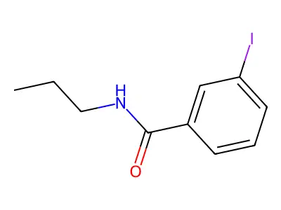 3-iodo-N-propylbenzamide structure
