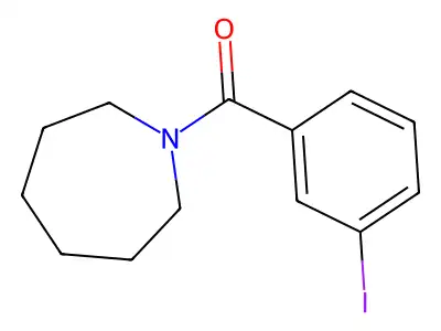 Azepan-1-yl-(3-iodophenyl)methanone structure