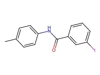 3-iodo-N-(4-methylphenyl)benzamide structure