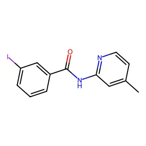 3-碘-N-(4-甲基-2-基)苯甲酰胺 structure