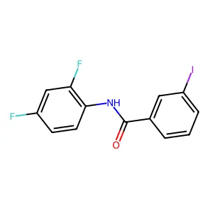 N-(2,4-difluorophenyl)-3-iodobenzamide structure