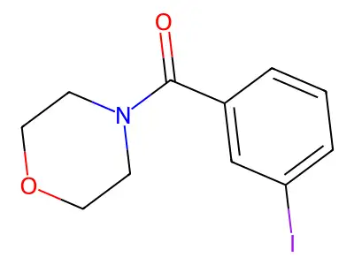 4-[(3-Iodophenyl)carbonyl]morpholine structure