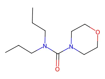 N,N-dipropylmorpholine-4-carboxamide structure