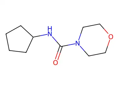 N-cyclopentylmorpholine-4-carboxamide structure