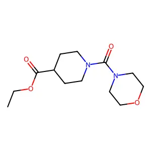 Ethyl 1-(morpholine-4-carbonyl)piperidine-4-carboxylate structure
