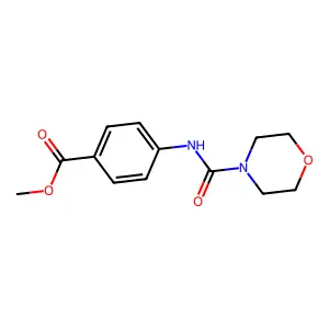 Methyl 4-[(morpholine-4-carbonyl)amino]benzoate structure