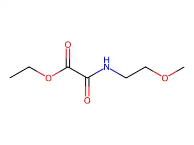 Acetic acid, 2-[(2-methoxyethyl)amino]-2-oxo-, ethyl ester structure