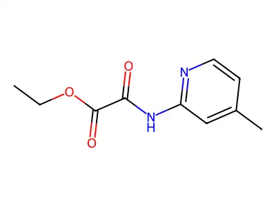 Ethyl 2-((4-methylpyridin-2-yl)amino)-2-oxoacetate structure