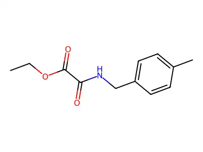 Ethyl {[(4-methylphenyl)methyl]carbamoyl}formate structure