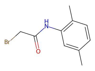 2-bromo-N-(2,5-dimethylphenyl)acetamide structure