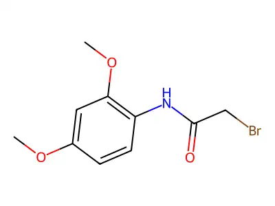 2-bromo-N-(2,4-dimethoxyphenyl)acetamide structure