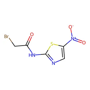 2-溴-N-(5-硝基噻唑-2-基)乙酰胺 structure