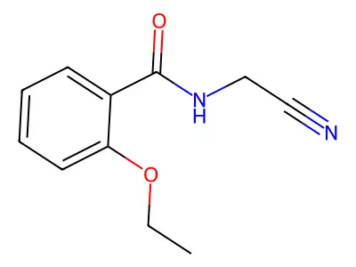 N-(cyanomethyl)-2-ethoxybenzamide structure