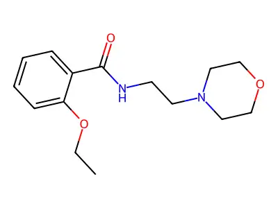 2-ethoxy-N-[2-(4-morpholinyl)ethyl]benzamide structure