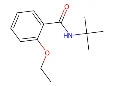 N-tert-butyl-2-ethoxybenzamide structure