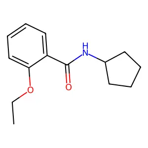 N-cyclopentyl-2-ethoxybenzamide structure