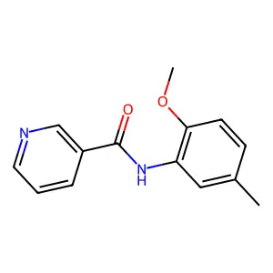N-(2-甲氧基-5-甲基苯基)吡啶-3-甲酰胺 structure