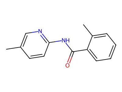 2-methyl-N-(5-methylpyridin-2-yl)benzamide structure
