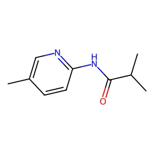 2-methyl-N-(5-methylpyridin-2-yl)propanamide structure