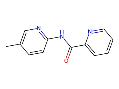 N-(5-methylpyridin-2-yl)pyridine-2-carboxamide structure