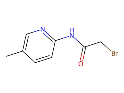 2-bromo-N-(5-methylpyridin-2-yl)acetamide structure
