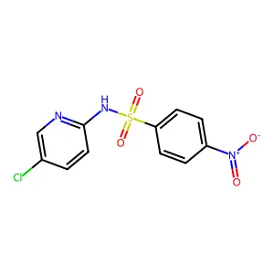 N-(5-Chloro-2-pyridinyl)-4-nitrobenzenesulfonamide structure