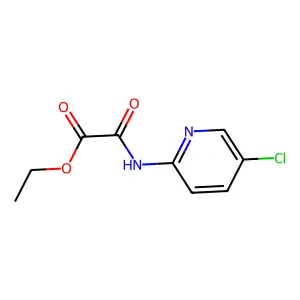 Ethyl 2-((5-chloropyridin-2-yl)amino)-2-oxoacetate structure