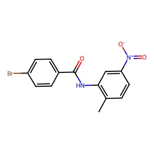 4-溴-N-(2-甲基-5-硝基苯基)苯甲酰胺 structure