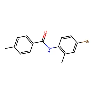 N-(4-bromo-2-methylphenyl)-4-methylbenzamide structure
