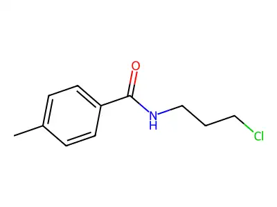 N-(3-chloropropyl)-4-methylbenzamide structure