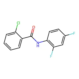 2-chloro-N-(2,4-difluorophenyl)benzamide structure