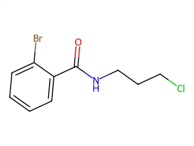 2-bromo-N-(3-chloropropyl)benzamide structure