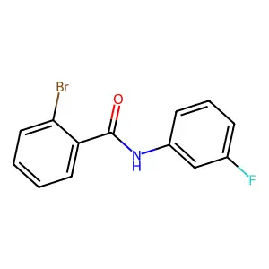 2-bromo-N-(3-fluorophenyl)benzamide structure