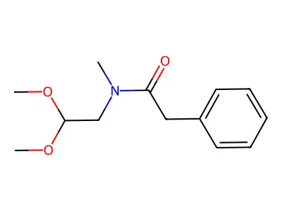 N-(2,2-dimethoxyethyl)-N-methyl-2-phenylacetamide structure