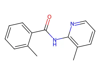 2-methyl-N-(3-methyl-2-pyridinyl)benzamide structure