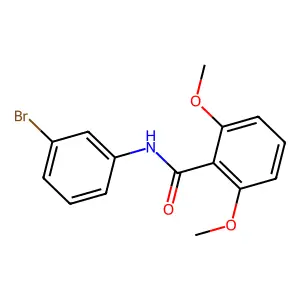 N-(3-bromophenyl)-2,6-dimethoxybenzamide structure