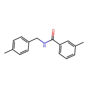 3-methyl-N-(4-methylbenzyl)benzamide structure