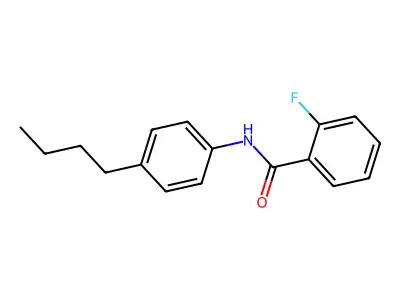 N-(4-Butylphenyl)-2-fluorobenzamide structure