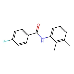 N-(2,3-dimethylphenyl)-4-fluorobenzamide structure