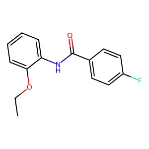 N-(2-ethoxyphenyl)-4-fluorobenzamide structure