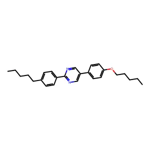 5-(4-(Pentyloxy)phenyl)-2-(4-pentylphenyl)pyrimidine structure