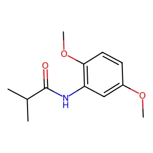 N-(2,5-dimethoxyphenyl)-2-methylpropanamide structure