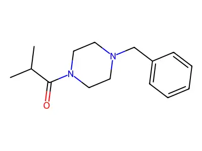 1-(4-Benzylpiperazin-1-yl)-2-methylpropan-1-one structure